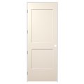 Codel Doors 28" x 96" x 1-3/8" Primed 2-Panel Monroe Molded Hollow Core 7-1/4" RH Prehung Door w/Stn Nickel Hngs 2480MHCMONRH15714